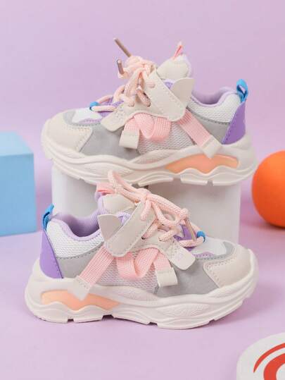 時尚中性嬰兒競技鞋,防滑軟底網紗鞋