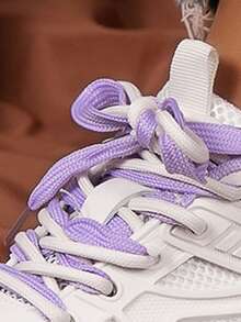 厚底运动鞋，女士休闲坡跟鞋 - 彩色 - 查看 6