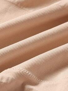 SHAPORA 素色連體緊身衣 - 杏色 - 查看 9