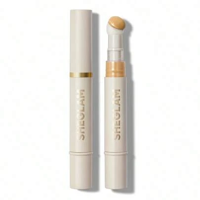 SHEGLAM كونسيلر معزز للبشرة-رأس إسفنجي لتطبيق الكونسيلر السائل غير اللامع-مصحح لوني يدوم طويلاً-كونسيلر مرطب خفيف الوزن يدوم طوال اليوم-كونسيلرشتاء كونسيلر علامة تجارية جمال مكياج ميكب مستحضرات تجميل للنساء الفتيات مثالي لفصل الصيف الربيع مثالي ل- Y2K أزياء أنيقة عيد الأم هدية حفلة جاهز أفضل لون