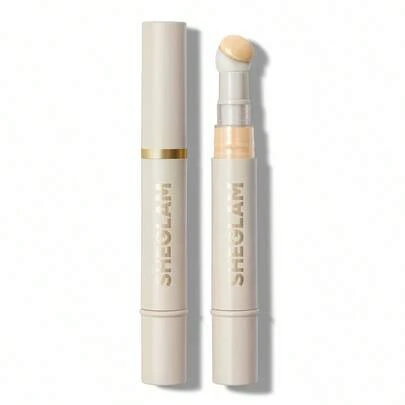 SHEGLAM Complexion Boost Concealer-Buttercreme-Schwammkopf-Applikator, Matter FlüSsiger Concealer, Lang Anhaltender Aufhellender Farbkorrektor, Schwereloser, Den Ganzen Tag Anhaltender, Feuchtigkeitsspendender Concealer, , Weihnachts--Concealer Marke SchöNheit Make-Up Kosmetik FüR Damen MäDchen Perfekt FüR Sommer FrüHling Ideal FüR Y2K Schick Elegant Mode Geeignet FüR Geburtstag Muttertag Geschenk Festival Party Fertig Beste Farbe