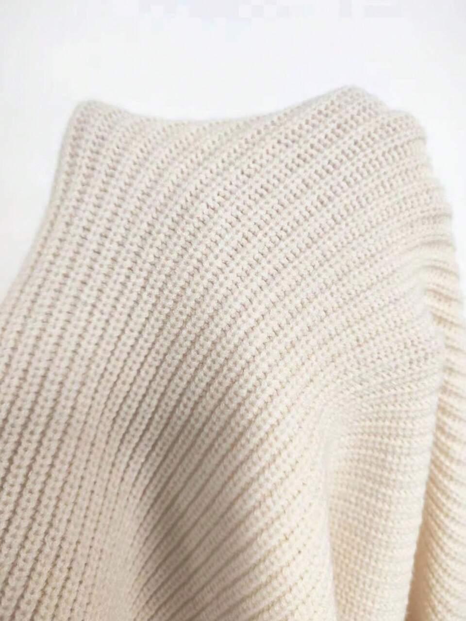 Foldover Off Shoulder Sweater Dress Fall Cloth For Women
