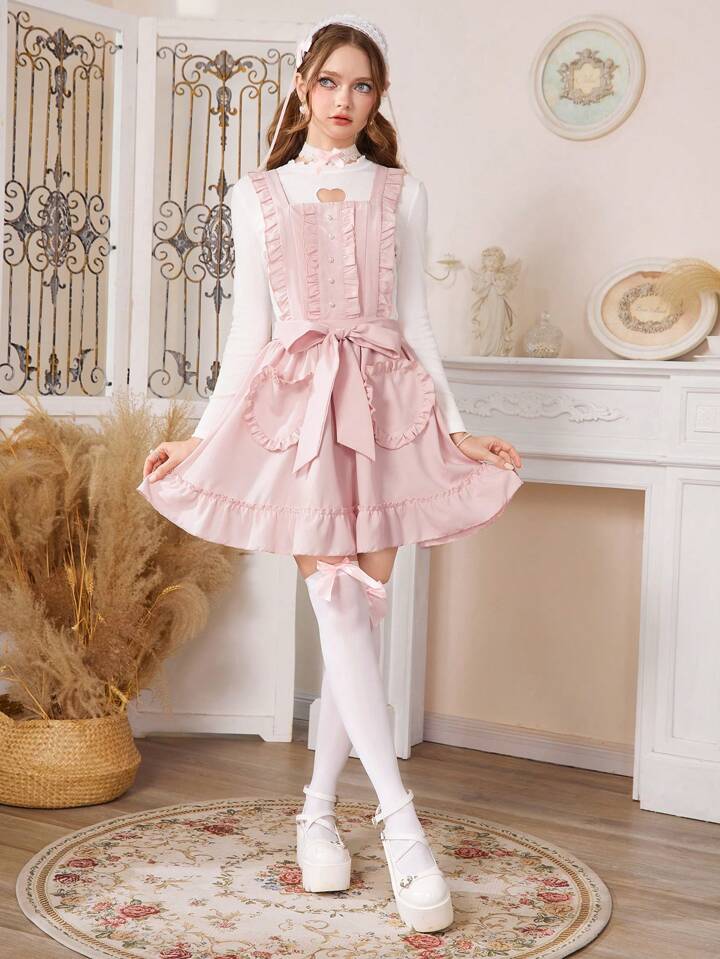 organdy frill dress acka サイズ1 organdy frill dress – Acka online store