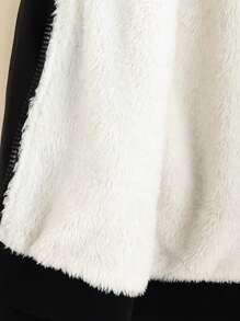 Tween Boy Letter Graphic Thermal Lined Bomber Jacket - Black - View 3