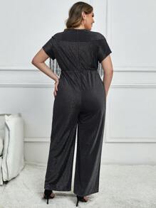 Calvaya Hơn Viền rìa Áo liền quần - màu đen - Xem 2