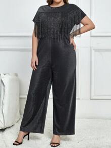 Calvaya Hơn Viền rìa Áo liền quần - màu đen - Xem 4