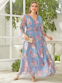 加大洋裝 - 彩色 - 查看 1