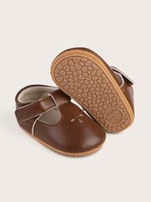 Spring/Autumn Infant Girls' Anti-Slip Soft Bottom Walking Shoes For 0-1 Year Old - Coffee Brown - View 2