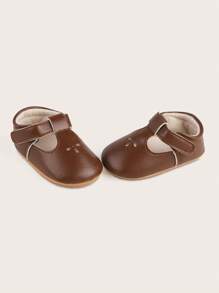 Spring/Autumn Infant Girls' Anti-Slip Soft Bottom Walking Shoes For 0-1 Year Old - Coffee Brown - View 3