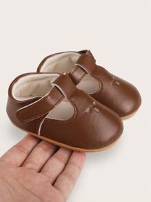 Spring/Autumn Infant Girls' Anti-Slip Soft Bottom Walking Shoes For 0-1 Year Old - Coffee Brown - View 6