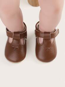 Spring/Autumn Infant Girls' Anti-Slip Soft Bottom Walking Shoes For 0-1 Year Old - Coffee Brown - View 7
