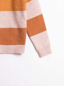 Young Boy Colorblock Raglan Sleeve Cardigan - Multicolor - View 5