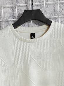Manfinity RebelGame Men Solid Round Neck Tee - Beige - View 4