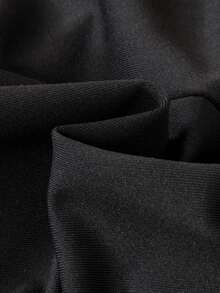 SHEIN 男小童卡通圖案衛衣和衛褲&包 - 黑與白 - 查看 3