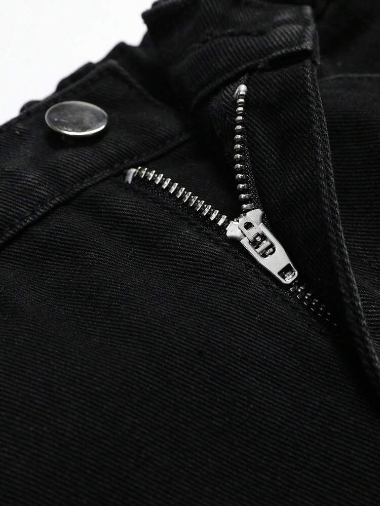 Tween Boy Halloween Skeleton Print Jeans