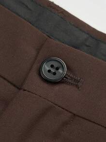 Manfinity Mode Men 1pc Peak Collar Blazer & 1pc Suit Pants, Old Money Style