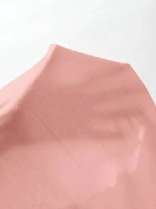 SHEINNeu Lace Up Backless Split Thigh Cami Dress - Coral Pink - View 7