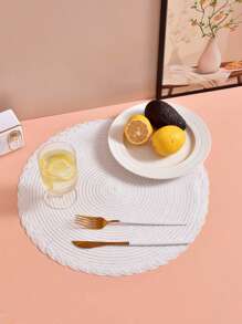 4入組圓形編織餐墊