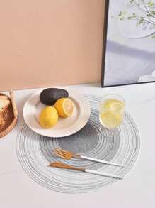 2pcs Ombre Place Mat - Dark Grey - View 2