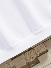 Manfinity Dauomo Men Solid Thermal Lined Sweatshirt , Fall Winter, Long Sleeve Top