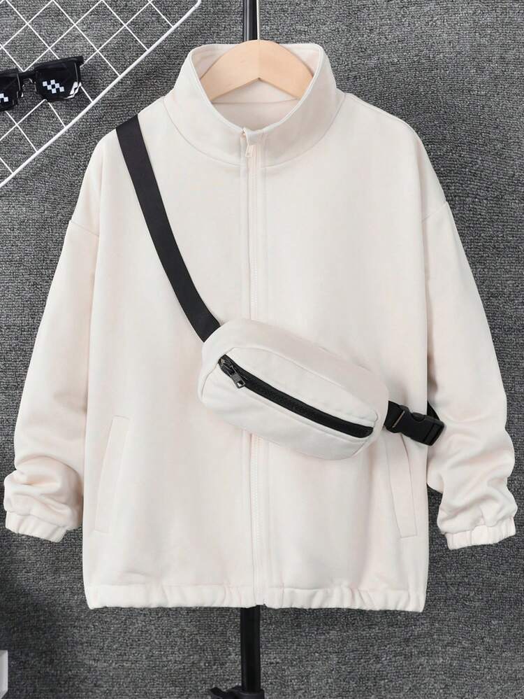 Tween Boy Zip Up Jacket & Bag