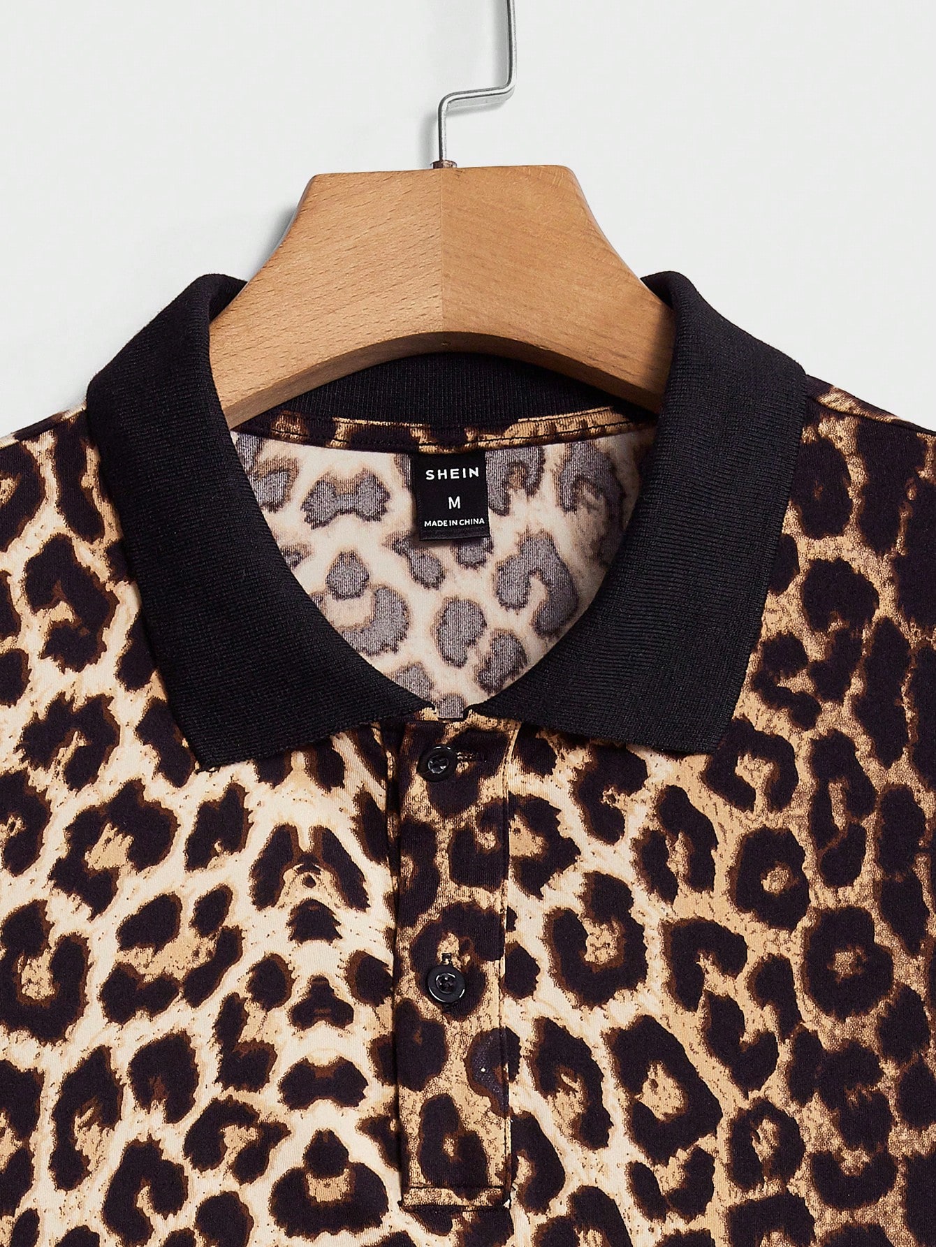 Leopard Homme Manfinity Homme Men Leopard Print Polo Shirt | SHEIN USA