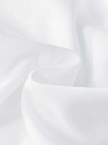 SHEIN Tween Boy Letter Graphic Kangaroo Pocket Drawstring Sweatshirt - White - View 6