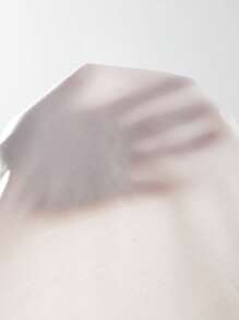 SHEIN Clasi Solid Button Front Shirt - White - View 8