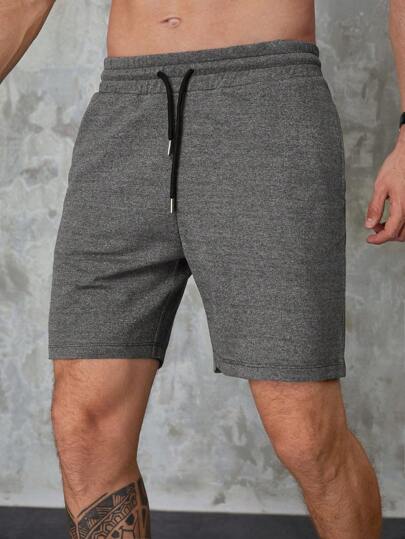 RueChic Men Drawstring Waist Shorts