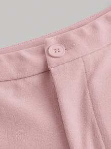 SHEIN MOD Solid Cami Top & Wide Leg Pants - Dusty Pink - View 4
