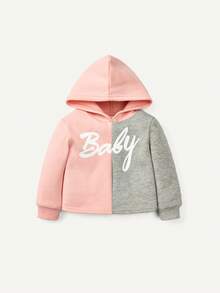 Cozy Pixies 女婴字母图案双色卫衣 - 彩色 - 查看 6