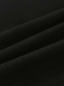 Chàng trai trẻ Kẻ sọc tương phản Túi Áo polo - màu đen - Xem 3