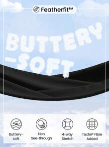 GLOWMODE Featherfit™ 方領連體衣,帶拇指孔 - 黑色 - 查看 6