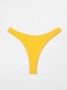 SHEIN Swim Bragas bikini corte alto