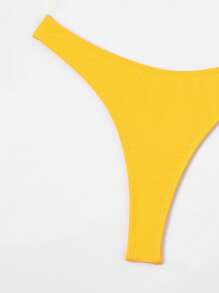 SHEIN Swim Bragas bikini corte alto