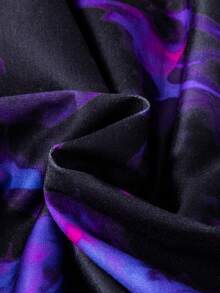 SHEIN Áo nỉ in hình tia sét dành cho bé trai tuổi teen - Nhiều màu - Xem 5