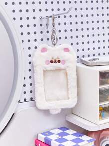 ROMWE Kawaii Mini Card Holder Cute Cartoon Animal Design For ID Card - Multicolor - View 1