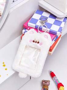 ROMWE Kawaii Mini Card Holder Cute Cartoon Animal Design For ID Card - Multicolor - View 5