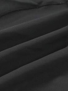 SHAPORA Shorts de fajas de talle alto de malla en contraste - Negro - Ver 6