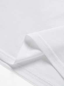 Hombres Camisa polo de dos tonos - Blanco - Ver 5