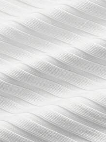 ROMWE Contrast Lace Cami Top - White - View 4