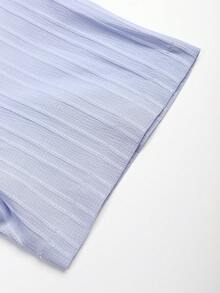 Manfinity Homme Men Solid Button Up Shirt & Shorts - Violet Purple - View 4