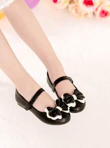 New Arrival 2023 Autumn/winter Glitter Flat Shoes For Children - Black - View 6