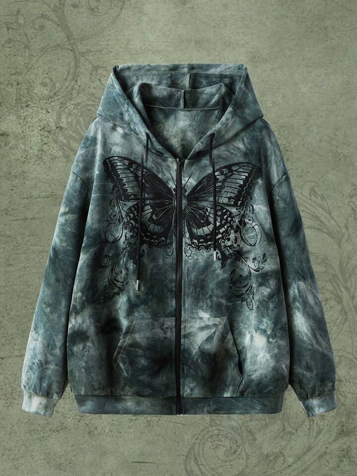 トップス Codegraphy BUTTERFLY WAVE LOGO HOOD トップス Codegraphy BUTTERFLY WAVE LOGO HOOD Gothic