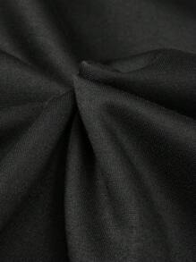 青少年女孩字母圖案連帽衫