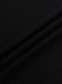 Rina Fox 星星印花链条细节背心 图案 T 恤 女式上衣 - 黑色 - 查看 6