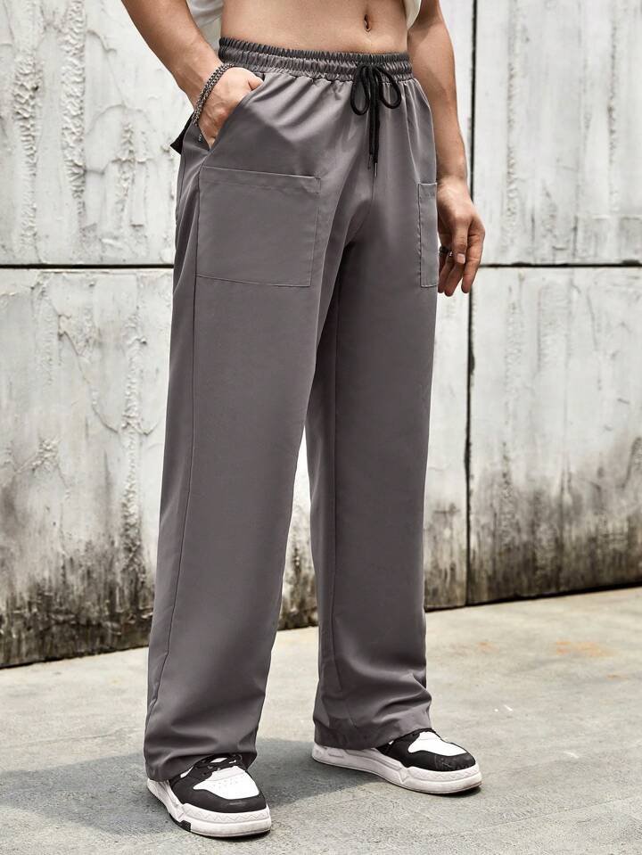 ミスチル櫻井さん着用ベージュ サルエルパンツ ドローストリング付き