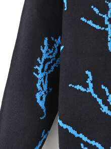 男大童閃電圖案套頭毛衣 - 黑色 - 查看 6