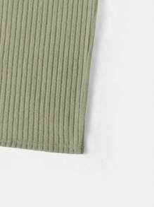 SHEIN EZwear Mock Neck Tank Top & Skirt