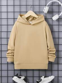 SHEIN 男孩日文圖案&中國龍圖案連帽衫